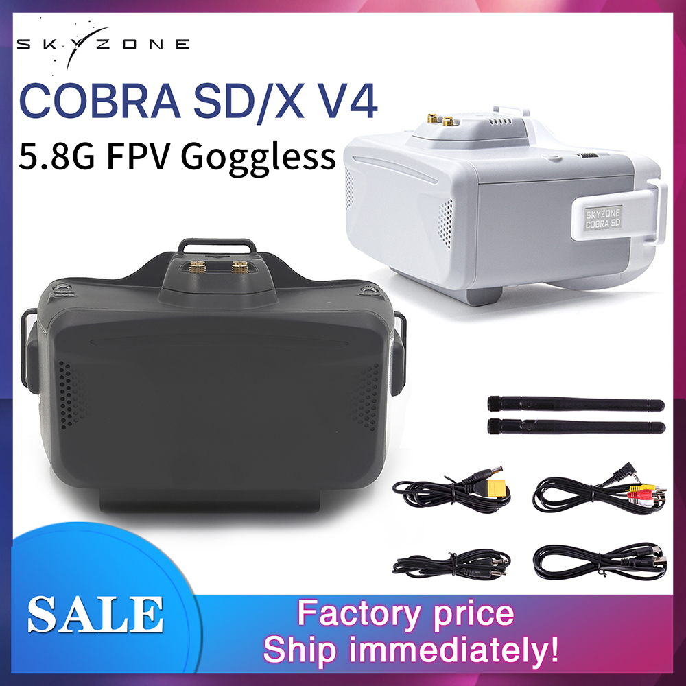 Drone Racing Goggles - SKYZONE Cobra SD X V4 FPV