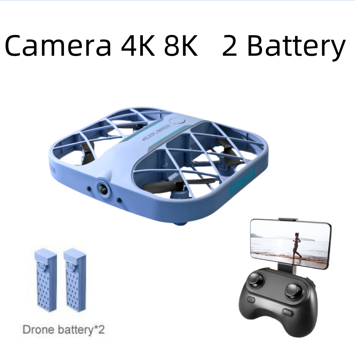 Drone Racing Battery - JJRC H107 FPV RC Drone with
