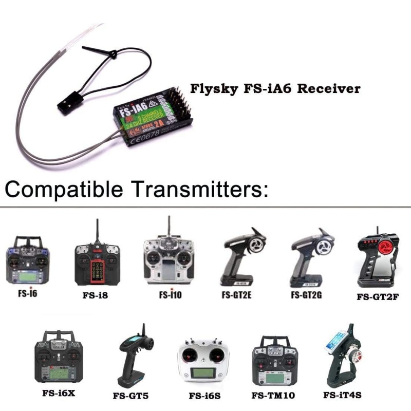 Flysky FS-IA6 Receiver 6CH Dua - Drone Racing Receiver 评论和价格