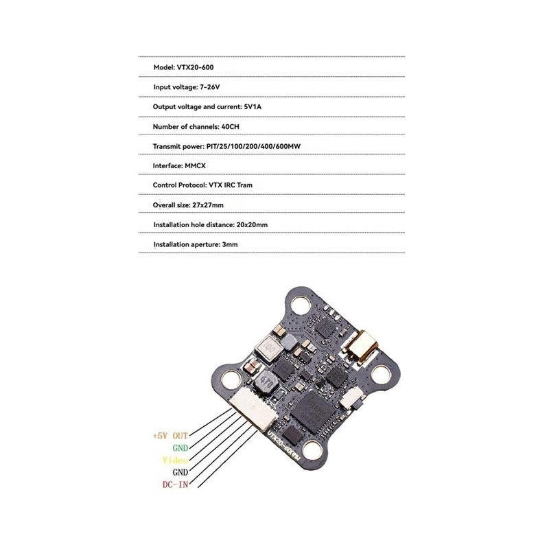 A97I-5.8G 40CH VTX FPV Transmi - Drone Racing Vtx 评论和价格