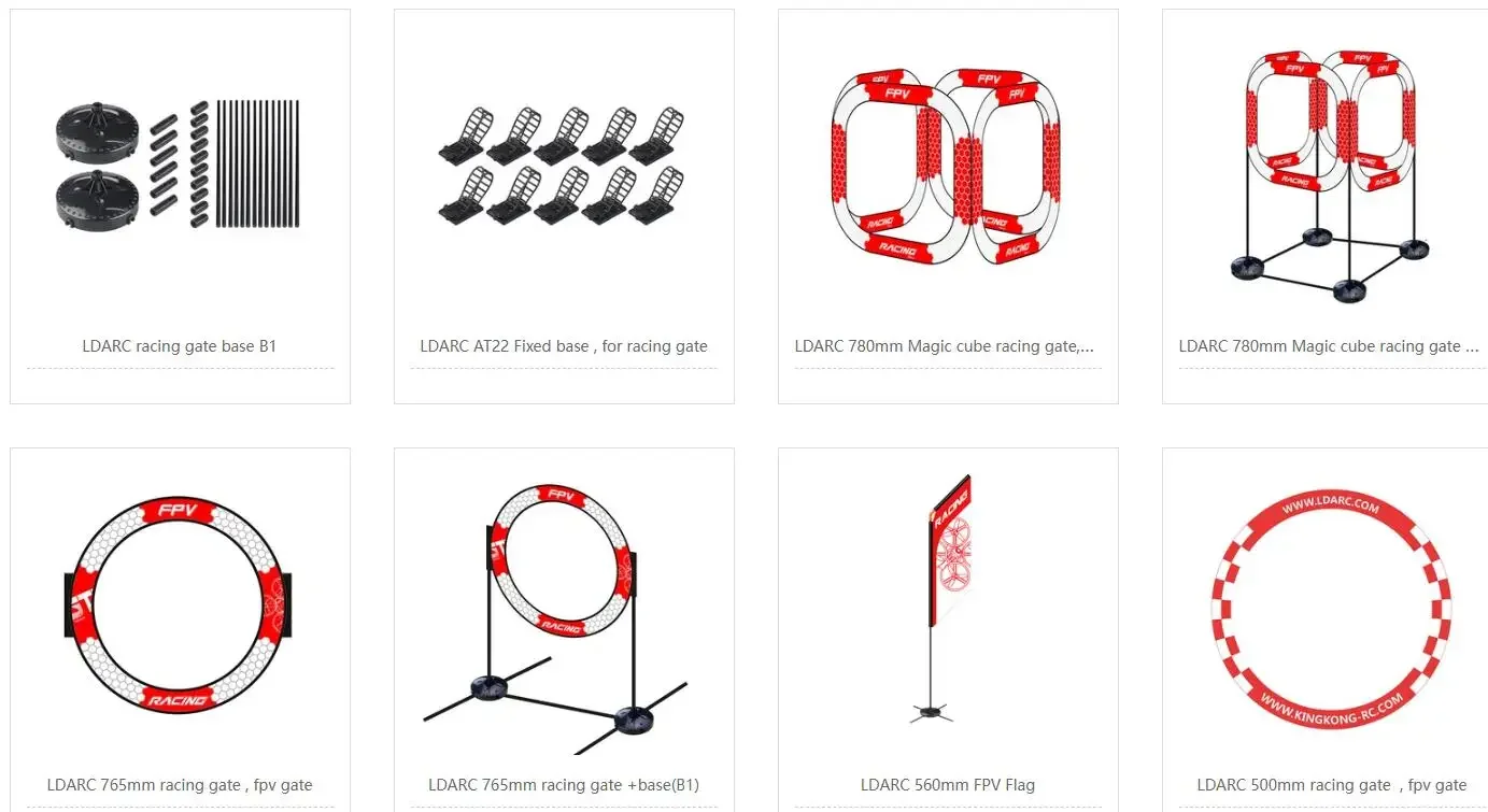 LDARC  500mm/765mm racing gate - Drone Racing Flag 评论和价格
