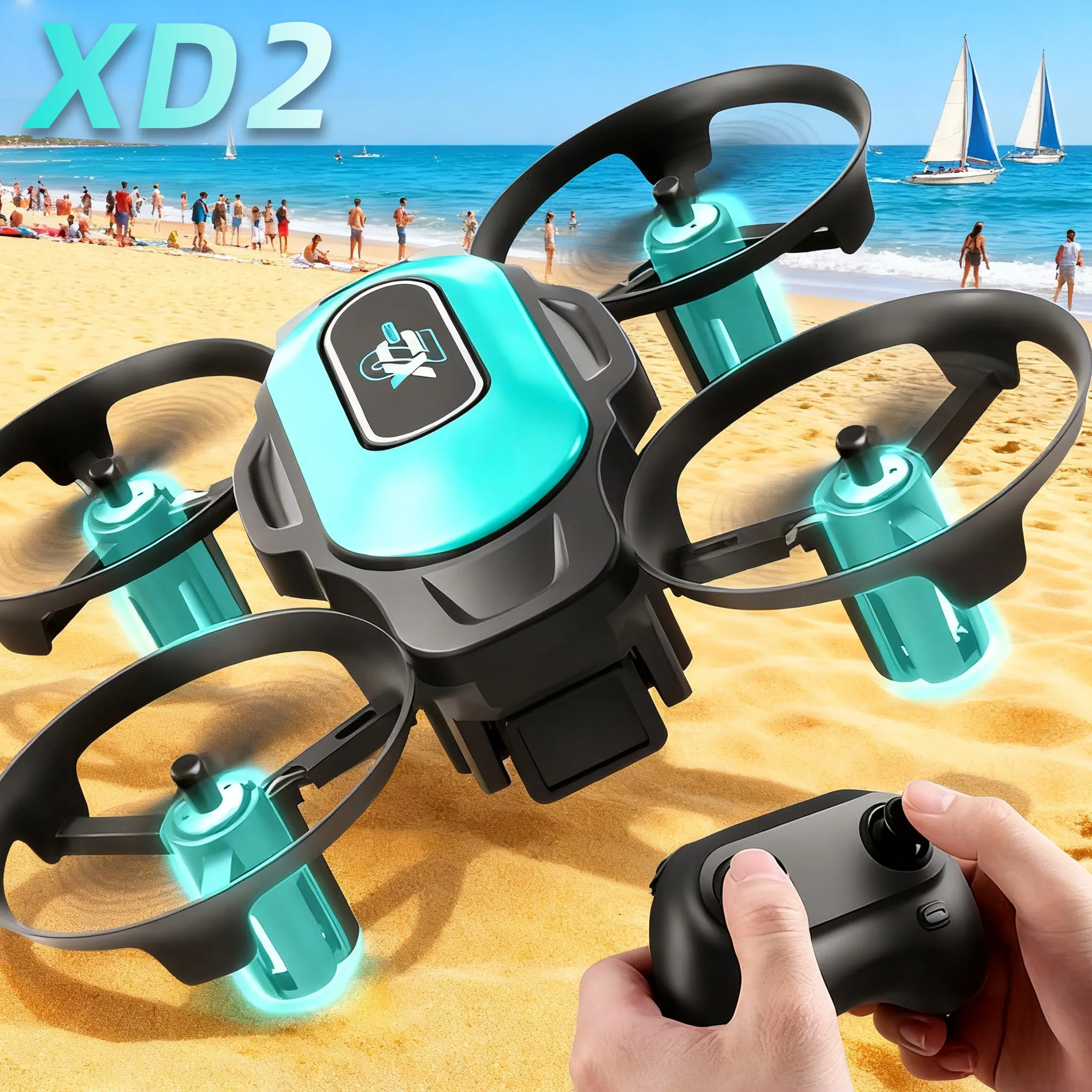 XD2 Mini Drone, 360° Stunt Fli - Drone Racing Camera 评论和价格