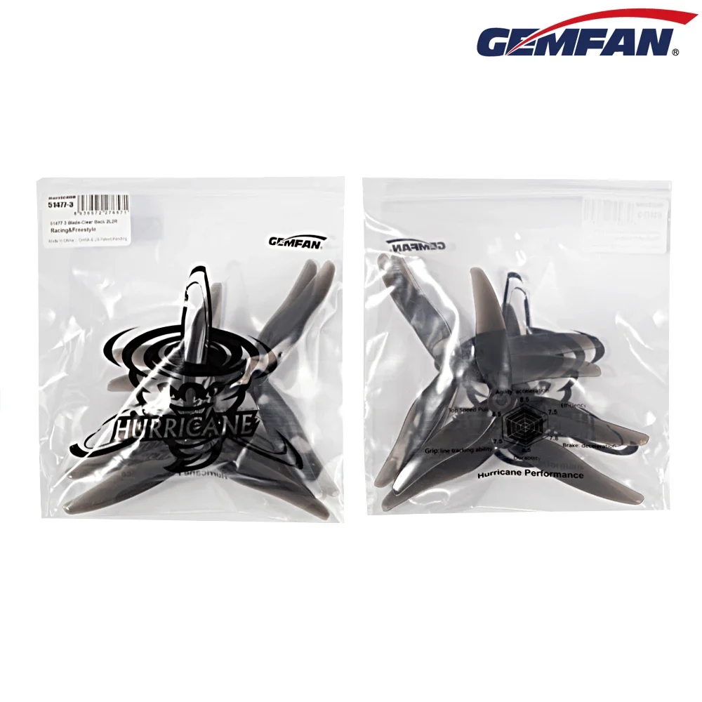 10Pairs (10CW + 10CCW) Gemfan  - Drone Racing Propeller 评论和价格