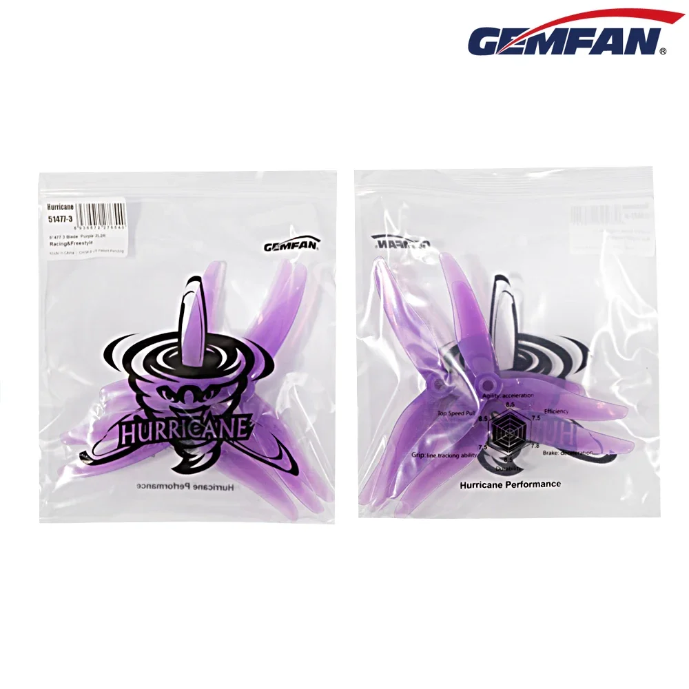 10Pairs (10CW + 10CCW) Gemfan  - Drone Racing Propeller 评论和价格