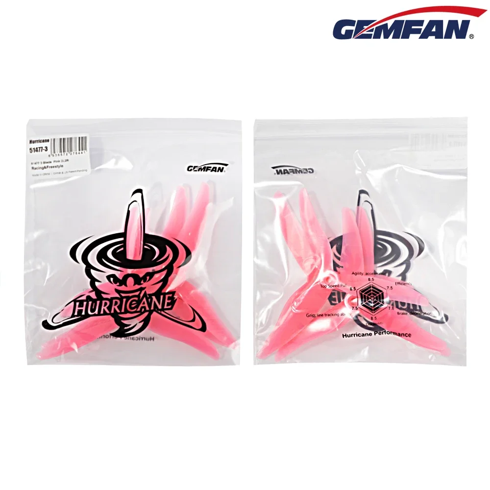 10Pairs (10CW + 10CCW) Gemfan  - Drone Racing Propeller 评论和价格