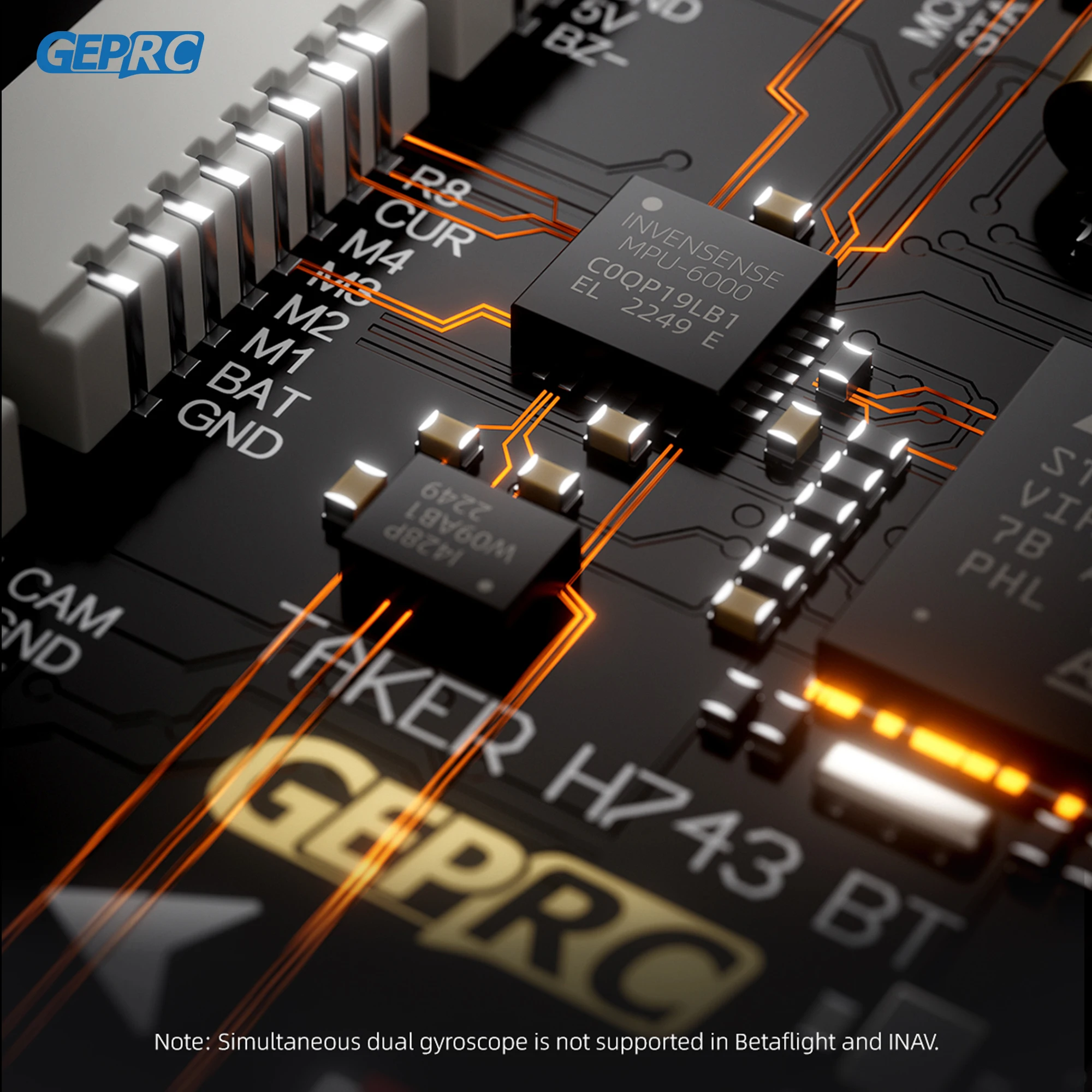 GEPRC TAKER H743 BT 32Bit 65A  - Drone Racing Flight Controller 评论和价格