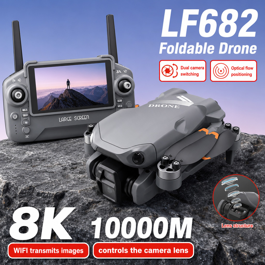 Aerial Photo LF682 Drone 8K HD - Drone Racing Camera 评论和价格