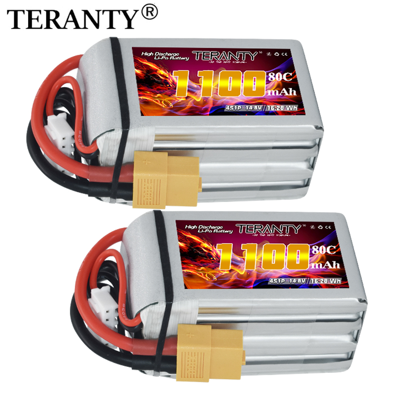 TERANTY 4S 1100mAh 80C/160C Li - Drone Racing Battery 评论和价格