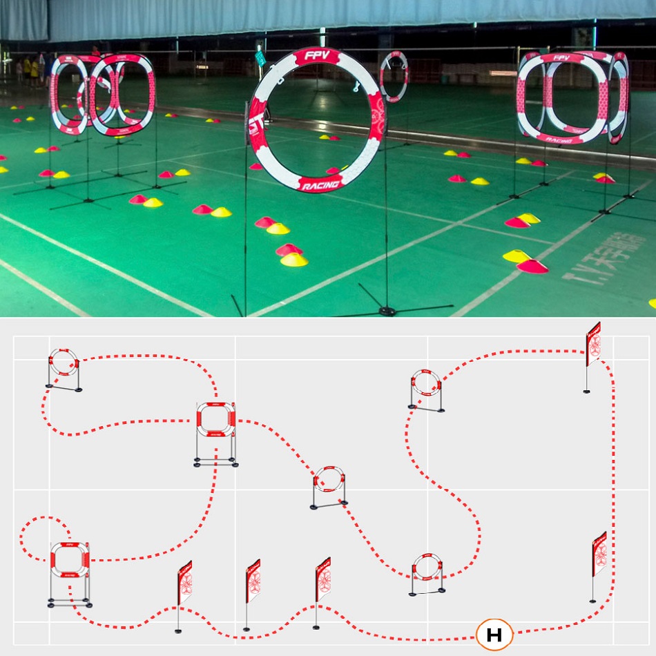 FPV Racing Goal Gate Airplane  - Drone Racing Flag 评论和价格