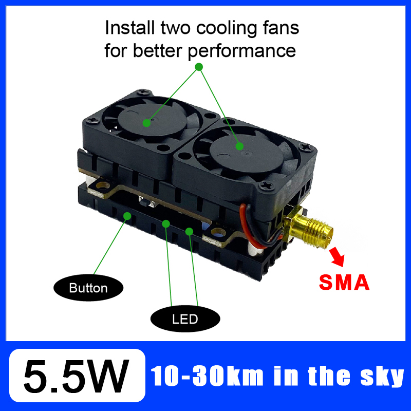 Long Range 5.8GHz 5.5W Video T - Drone Racing Vtx 评论和价格