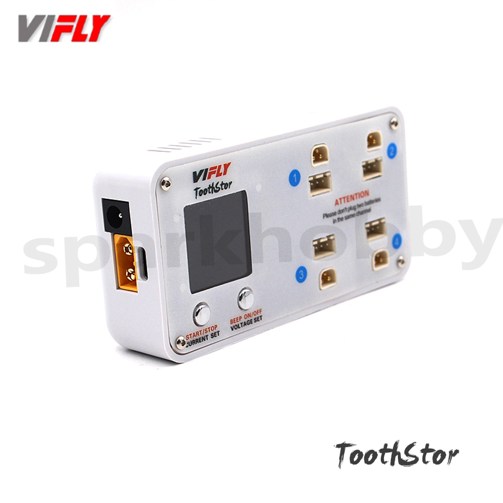 VIFLY ToothStor 4 Port 2S Bala - Drone Racing Charger 评论和价格