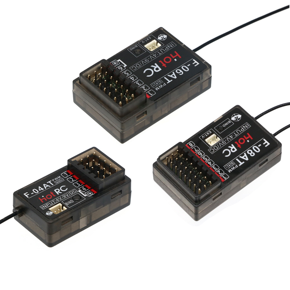 HOTRC 2.4Ghz F-04A F-06A F-08A - Drone Racing Receiver 评论和价格